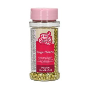 FunCakes Zuckerperlen -Metallic Gold- 80g