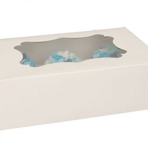 FunCakes Cupcake Box 6 White pk/3