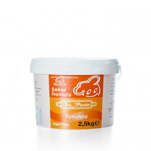 Şeker Hamuru Turuncu 2.5 KG
