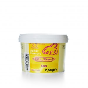 Şeker Hamuru Sarı 2.5 KG