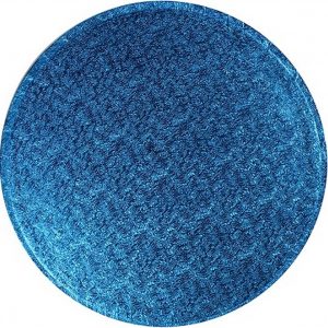 Azucren Cake Drum Rond 30 cm – Blauw (12 mm)