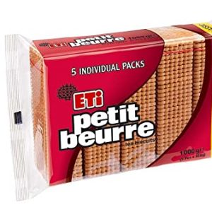 Eti Petit Beurre Biscuits Classic 1000 g – 5 Individuele Verpakkingen