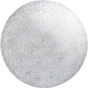 Azucren Cake Drum Rond 30 cm – Zilver (12 mm)