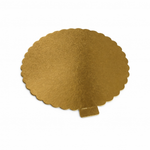 Round Cake Board (Taartkarton / Thin Cake Board) 18 cm – Gold (50 Pieces)