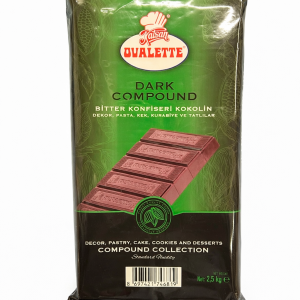 Ovalette Pure Chocolade Compound – 2,5 kg