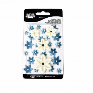 JEM Madelief Uitsteker Set 4 Stuks (6 Petal Daisy)