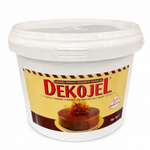 Ovalette DekoJel Karamel Decoratieve Koude Glazuur – 7 kg