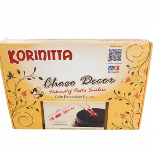 Korinitta Choco Decor Cake Decoration Figures – 62 mm (Pink Short Sticks)