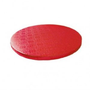 Azucren Cake Drum Rond 35 cm – Rood (12 mm)