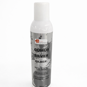 My Tortenland Silver Metallic Spray Food Colour – 250 ml