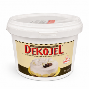 Ovalette DekoJel Vanilla Flavoured White Decorative Cold Glaze – 7 kg