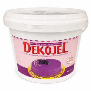 Ovalette DekoJel Bosbes Decoratieve Koude Glazuur – 7 kg