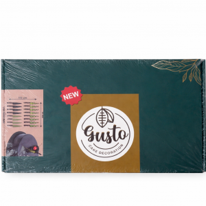 Gusto Çikolata Dekor Pasta Süsleri (Desenli Bıçak – Karışık Sütlü - Bitter)