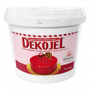Ovalette DekoJel Raspberry Flavoured Cold Glaze – 7 kg